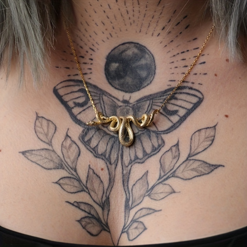 Sexy Twisted Snake Necklace — Minimalist Pendant